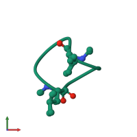 PDB entry 7ucp coloured by chain, front view.