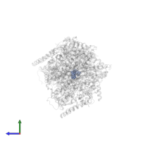 FE(8)-S(7) CLUSTER in PDB entry 7ut8, assembly 1, side view.