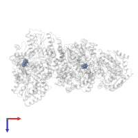 FE(8)-S(7) CLUSTER in PDB entry 7ut8, assembly 1, top view.