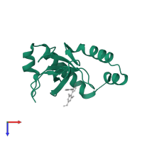 Histone-lysine N-methyltransferase NSD2 in PDB entry 7vln, assembly 2, top view.