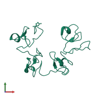 Agglutinin isolectin 1 in PDB entry 7wga, assembly 2, front view.