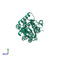 ABC transporter substrate-binding protein PnrA-like domain-containing protein in PDB entry 7x0r, assembly 2, side view.