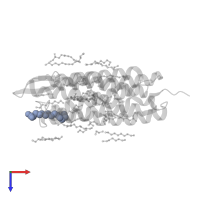 OLEIC ACID in PDB entry 7z0d, assembly 1, top view.