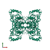 NAD kinase 1 in PDB entry 7zze, assembly 1, front view.