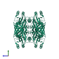 NAD kinase 1 in PDB entry 7zze, assembly 1, side view.
