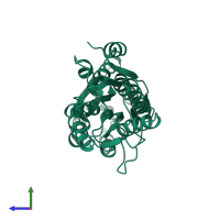 L-arabinose-binding periplasmic protein in PDB entry 8abp, assembly 1, side view.