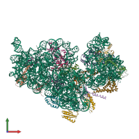 PDB entry 8byv coloured by chain, front view.