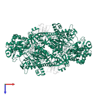 Arsenite oxidase subunit AioA in PDB entry 8cgs, assembly 2, top view.