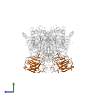 AioB in PDB entry 8cgs, assembly 2, side view.