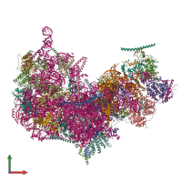 PDB entry 8fkr coloured by chain, front view.