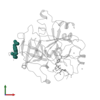 Modified residue TYS in PDB entry 8kme, assembly 1, front view.