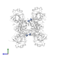 PHOSPHATE ION in PDB entry 8oha, assembly 1, side view.