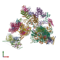 PDB entry 8wan coloured by chain, front view.